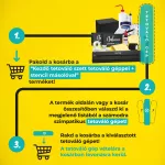 Kezdő tetováló szett tetováló géppel + stencil másolóval