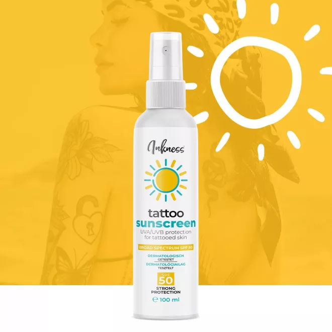 Tattoo Sunscreen (100 ml) tetoválás fényvédő spray
