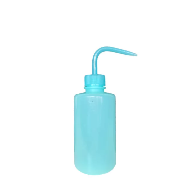 Csőrös öblítő, mosó flakon (250 ml - kék)