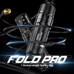 Dragonhawk Fold Pro (2.4-4.2 mm) Tetováló gép (fekete) - 2 akkumulátorral, vezeték nélküli