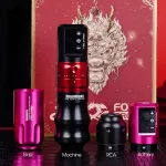 Dragonhawk Fold Pro (2.4-4.2 mm) Tetováló gép - The Year of Dragon Edition - 2 akkumulátorral, vezeték nélküli