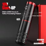 Dragonhawk Armor Pro Tattoo Pen (fekete) - vezeték nélküli tetováló gép