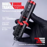 Dragonhawk Armor Pro Tattoo Pen (fekete) - vezeték nélküli tetováló gép
