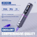 Mast Archer Tattoo Pen (fekete) - vezeték nélküli tetováló gép