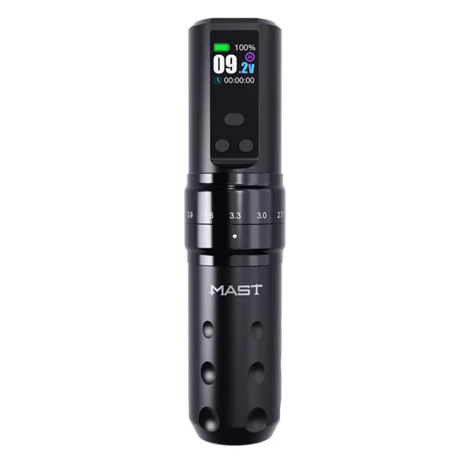 Mast Fold 2 Pro (2.4-4.2 mm) Tetováló gép (fekete) - vezeték nélküli