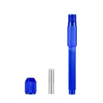 Alumínium Tattoo Pen, stencil toll tartó (kék)