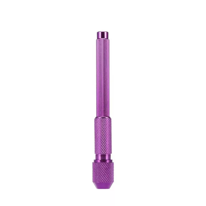 Alumínium Tattoo Pen, stencil toll tartó (lila)
