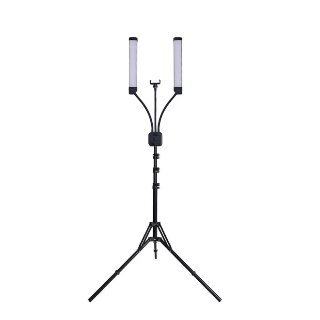 Dupla LED tetováló lámpa - állítható tripod láb