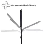 Dupla LED tetováló lámpa - állítható tripod láb