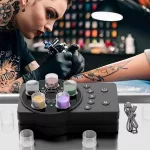 Magnet Ink mixer - Mágneses festékkeverő gép (vezeték nélküli) - 5 kupakos