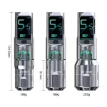 OG FURY II (4.2 mm) Tetováló Gép (ezüst) - vezeték nélküli