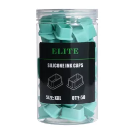   Elite XXL szilikon festéktartó kupak (25 mm - zöld - 50 db)