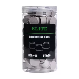 Elite szilikon festéktartó kupak (15 mm - szürke - 90 db)