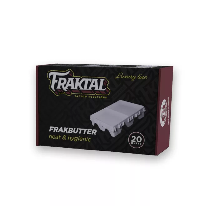 FrakButter moduláris tetováló vaj és vazelin tartó (2 rekeszes - 20 db)