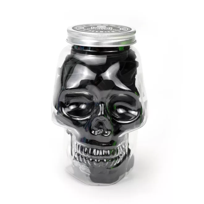 SKULLDNA Big Magnum szilikon festéktartó kupak (20x30 mm - fekete - 80 db)