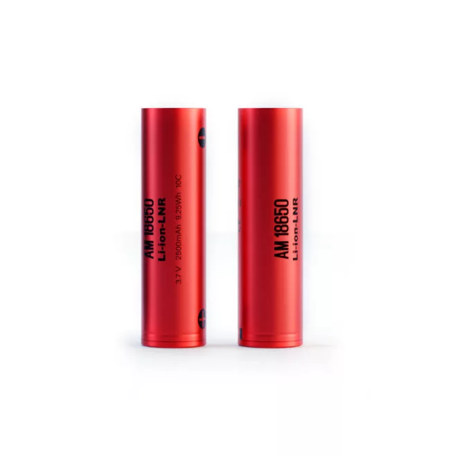 18650 újratölthető Li-Ion akkumulátor (2500 mAh - 2 db)
