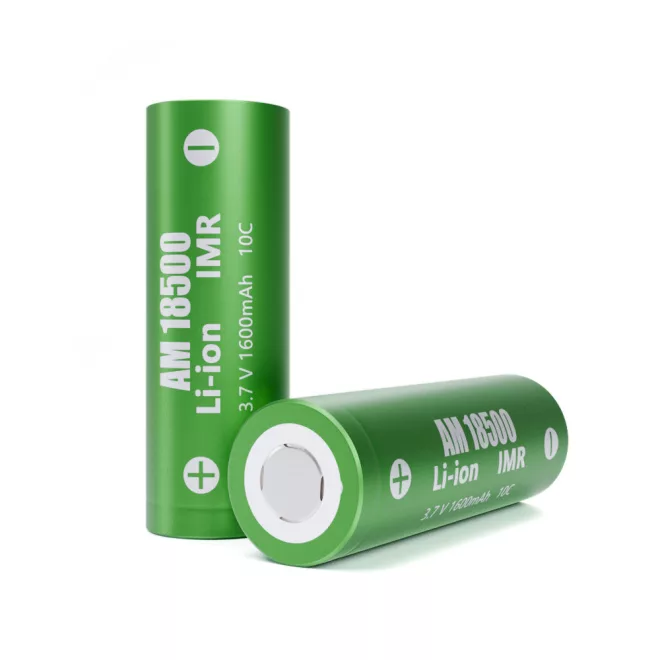 18500 újratölthető Li-Ion akkumulátor (1600 mAh - 2 db)