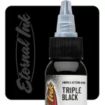 Eternal Ink - Triple Black (30ml) művészeti festék 