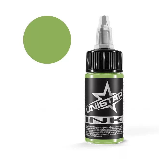 Unistar Ink Vivid Lime 30 ml tetováló festék – REACH-kompatibilis, Kwadron