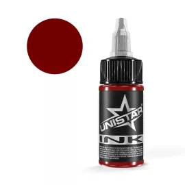 Unistar Ink Top Basic Dark Red 30 ml tetováló festék – REACH-kompatibilis, Kwadron