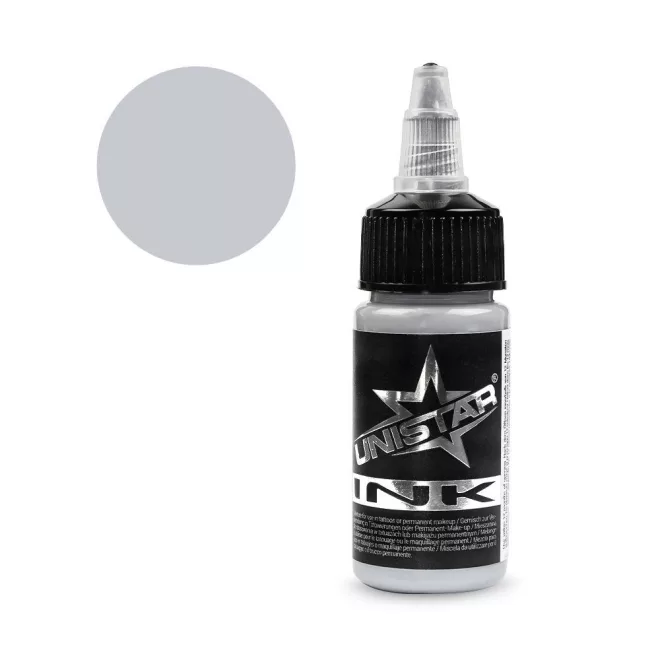 Unistar Ink Basic Gray Light 30 ml tetováló festék – REACH-kompatibilis, Kwadron