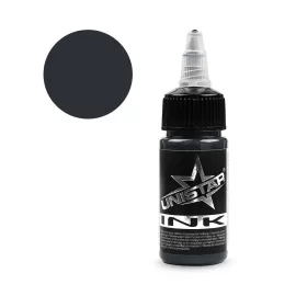 Unistar Ink Basic Gray Dark 30 ml tetováló festék – REACH-kompatibilis, Kwadron