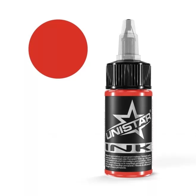 Unistar Ink Basic Red 30 ml tetováló festék – REACH-kompatibilis, Kwadron