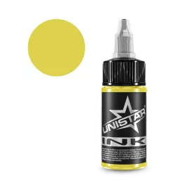 Unistar Ink Basic Yellow 30 ml tetováló festék – REACH-kompatibilis, Kwadron