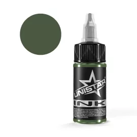 Unistar Ink Dark Green 30 ml tetováló festék – REACH-kompatibilis, Kwadron