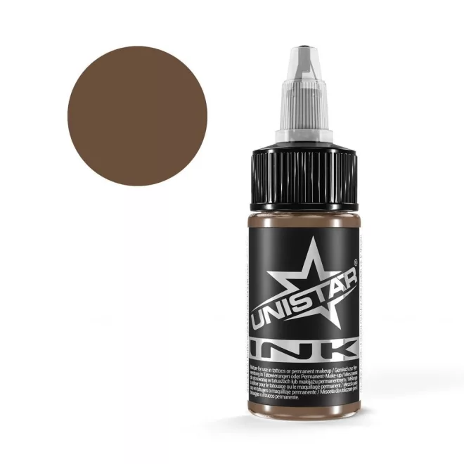 Unistar Ink Tobacco Brown 30 ml tetováló festék – REACH-kompatibilis, Kwadron