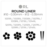 V1 - ROUND LINER tűmodul (20 db)
