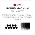 V1 - ROUND MAGNUM tűmodul (20 db)