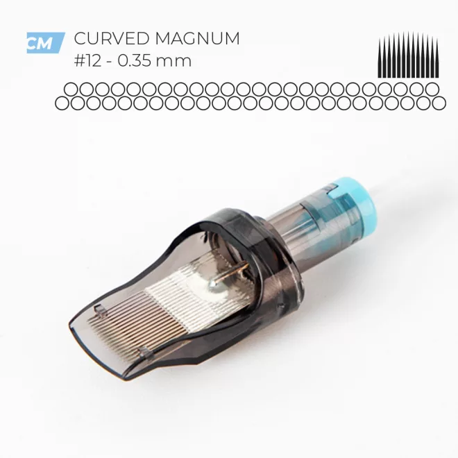 V2 CM 1249 - BIG CURVED MAGNUM tűmodul - 0.35 mm